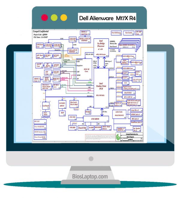 Dell Alienware M17X R4 Laptop Schematic Diagram | Bios Laptop