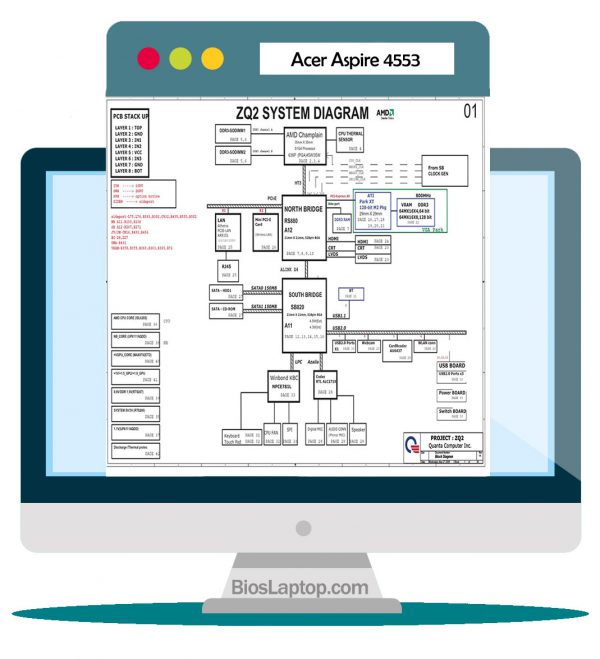 Acer Aspire 4553 Laptop Schematic Diagram | Bios Laptop