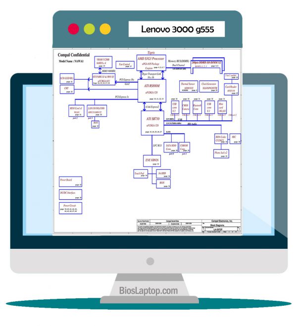 Lenovo 3000 G555 Laptop Schematic