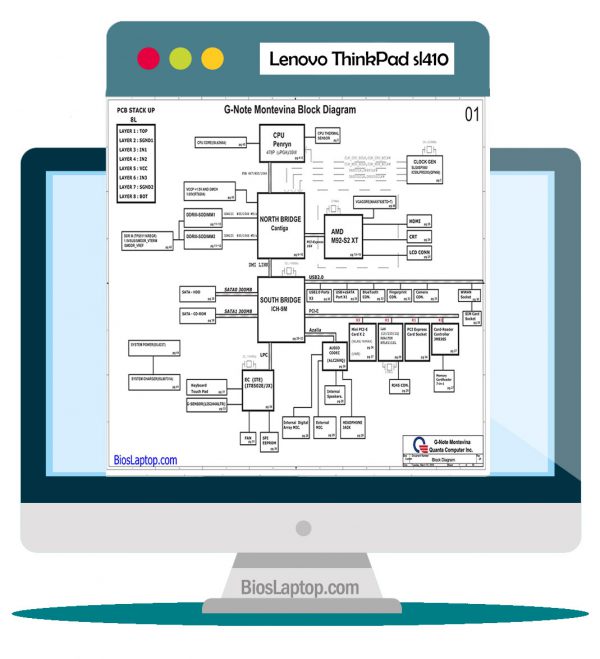Lenovo Thinkpad SL410 Laptop Schematic