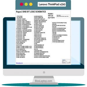 Lenovo Thinkpad X250 Laptop Schematic