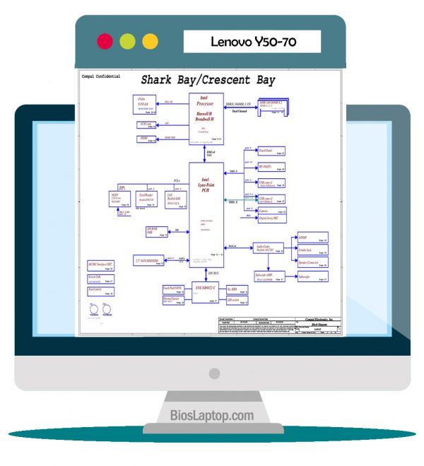 Lenovo Y50-70 Laptop Schematic